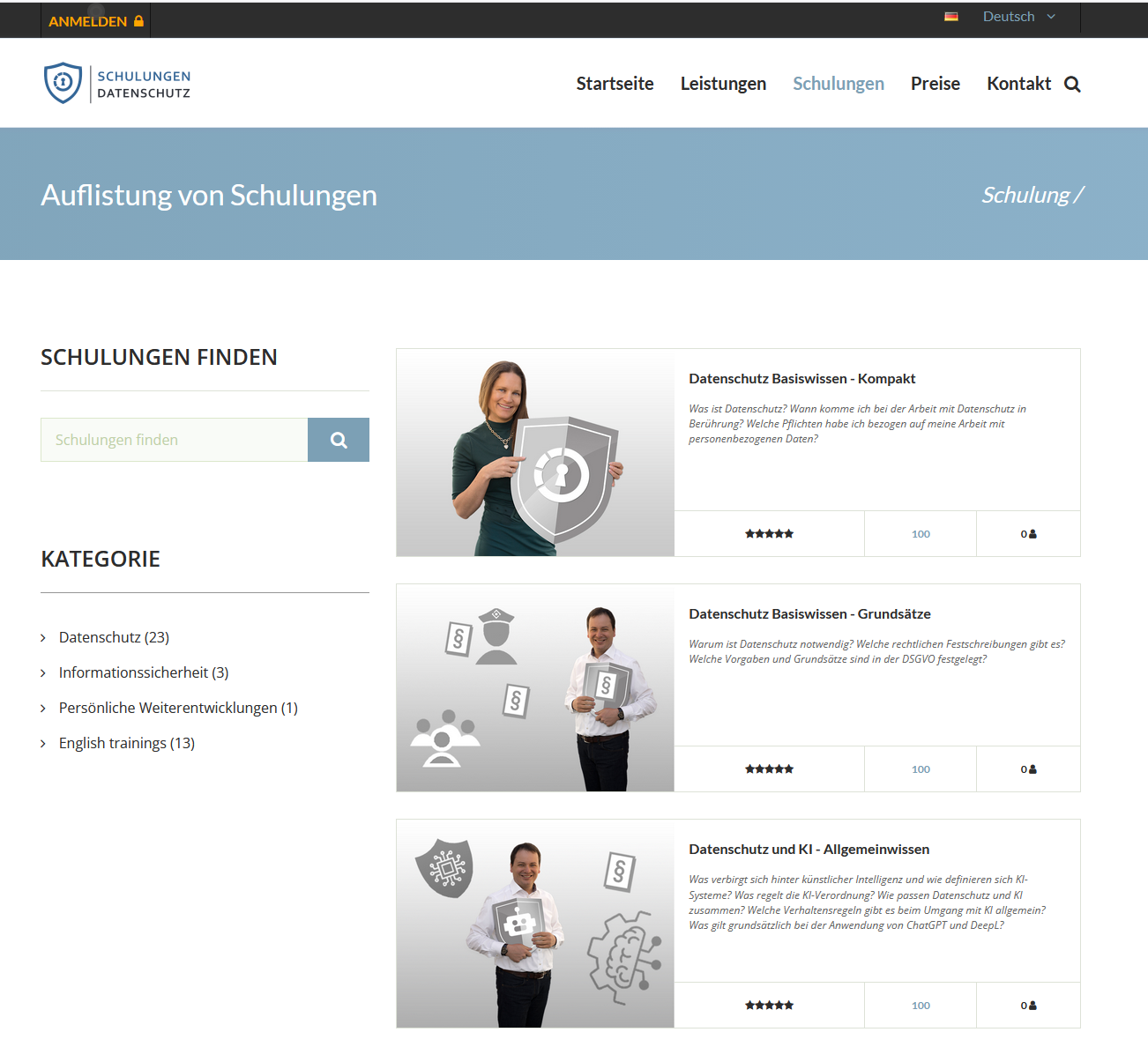 Online-Lernplattform